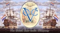 Корабли и герб Голландской Ост Индийской компании